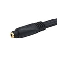 thumbnail image 3 of Cable de Extensión de Audio Monoprice - Premium Estéreo 3.5mm Macho a Estéreo 3.5mm Hembra, Chapado en Oro, 22AWG, 1.8 Metros, Negro, 3 of 3