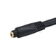 thumbnail image 3 of Cable de Extensión de Audio Monoprice - Premium Estéreo 3.5mm Macho a Estéreo 3.5mm Hembra, Chapado en Oro, 22AWG, 1.8 Metros, Negro, 3 of 3