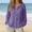 Purple, variant on GZWYHT Cotton Linen Sun Shirt For Women,Womens Athletic Tops Hiking Shirts Swim Shirt Cotton Linen Sun Shirt Retro Vacation Style Long Sleeve Sun Shirt Women Solid Color Beige L