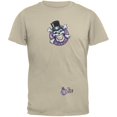 thumbnail image 1 of Skull & Crossbones Top Hat Logo Tan Adult T-Shirt, 1 of 1