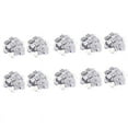 thumbnail image 1 of 1000 Piece Mirror Tile Wall Sticker 3D Decal Room Decor Stick (Silver), 1 of 5