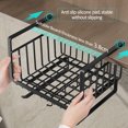 thumbnail image 4 of Hooks Kitchen Cabinet With Hooks Kitchen Shelf Basket Under Cabinet Shelf Storage Basket, 4 of 8
