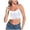 White, variant on Women's Convertible Multiway Backless Bralette, Wireless Seamless Low Back Bra with Adjustable Shoulder Strap for Backless Dresses White L