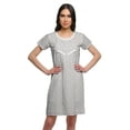 thumbnail image 1 of Moomaya Chemise de Nuit d'Allaitement à Boutons pour Femmes Imprimée, 1 of 5