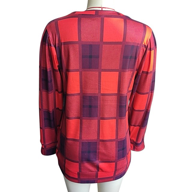 Blusa de manga larga con cuello redondo, camiseta de cuello redondo para mujer, camiseta de cuello redondo para mujer, camiseta de manga larga con cuello redondo, diseño aerodinámico
