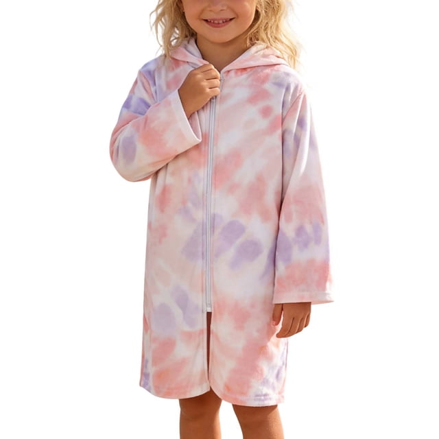 Huanglei Girls' Rash Guard Swimsuit With Printed Tank Style Overlay Hat For Kids Playful Beach Swimwear With Full Coverage Sun Girls’ ,5-6 Years