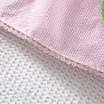 thumbnail image 6 of Hienoo Baby Girls Summer Outfits Watermelon Embroidery Sleeveless Top Shorts 2Pcs Set, 6 of 7