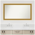 thumbnail image 4 of Amanti Art Custom Wall and Bathroom Mirror (28.75 x 49.75 in.), Townhouse Gold Frame, 4 of 7