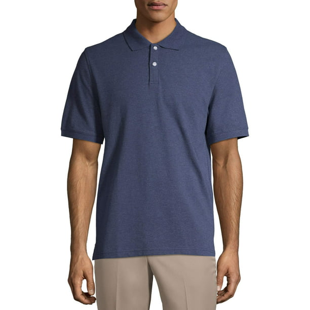 George Men's Pique Stretch Polo Shirt - Walmart.com