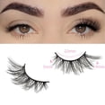 thumbnail image 2 of Cat Eye Lashes Natural Eyelashes Short Wispy Lash Strips Volume Eyelash Cateye Medium Length False Lashes Natural Looking Hybrid Clusters Full Strip Lashes (A1 | 8-14MM), 2 of 15