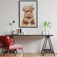 thumbnail image 3 of Capybara With Flower Wreath 500 Piece Jigsaw Puzzle for Adults, Cute Animal Puzzle for Spring or Easter, Relaxing Home Decor and Family Fun, 3 of 8
