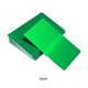thumbnail image 2 of Sidaley 100 unids/set tarjetas lisas de Metal grabadas versátiles para necesidades comerciales, elaboración de tarjetas de visita en blanco cartulina Verde, 2 of 6