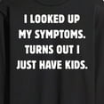 thumbnail image 3 of Instant Message - Looked Up Symptoms - Men's Long Sleeve T-Shirt, 3 of 6