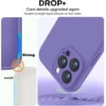 thumbnail image 4 of Compatible with iPhone 15 Pro Case, Upgrade Defender Liquid Silicone, [Enhanced Camera Protection] [Soft Anti-Scratch Microfiber Lining] Shockproof Phone Case iPhone 15 Pro 6.1 inch - Iris, 4 of 14