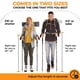 thumbnail image 4 of Bastones de senderismo plegables Foxelli ligeros y compactos, 4 of 9