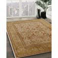 thumbnail image 2 of Ahgly Company Indoor Round Mid-Century Modern Brown Sand Brown Oriental Area Rugs, 7' Round, 2 of 6