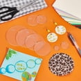thumbnail image 4 of 1set 8pcs 8 Sizes Transparent Acrylic Reusable Drawing Template for Scrapbooking School Projects Flat Round 20~90x2mm Hole: 3mm 1pc/size, 4 of 9
