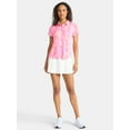 thumbnail image 2 of Birdie Bound Women’s Print Golf Polo Shirt with Short Sleeves, Sizes XS-XXL, 2 of 5