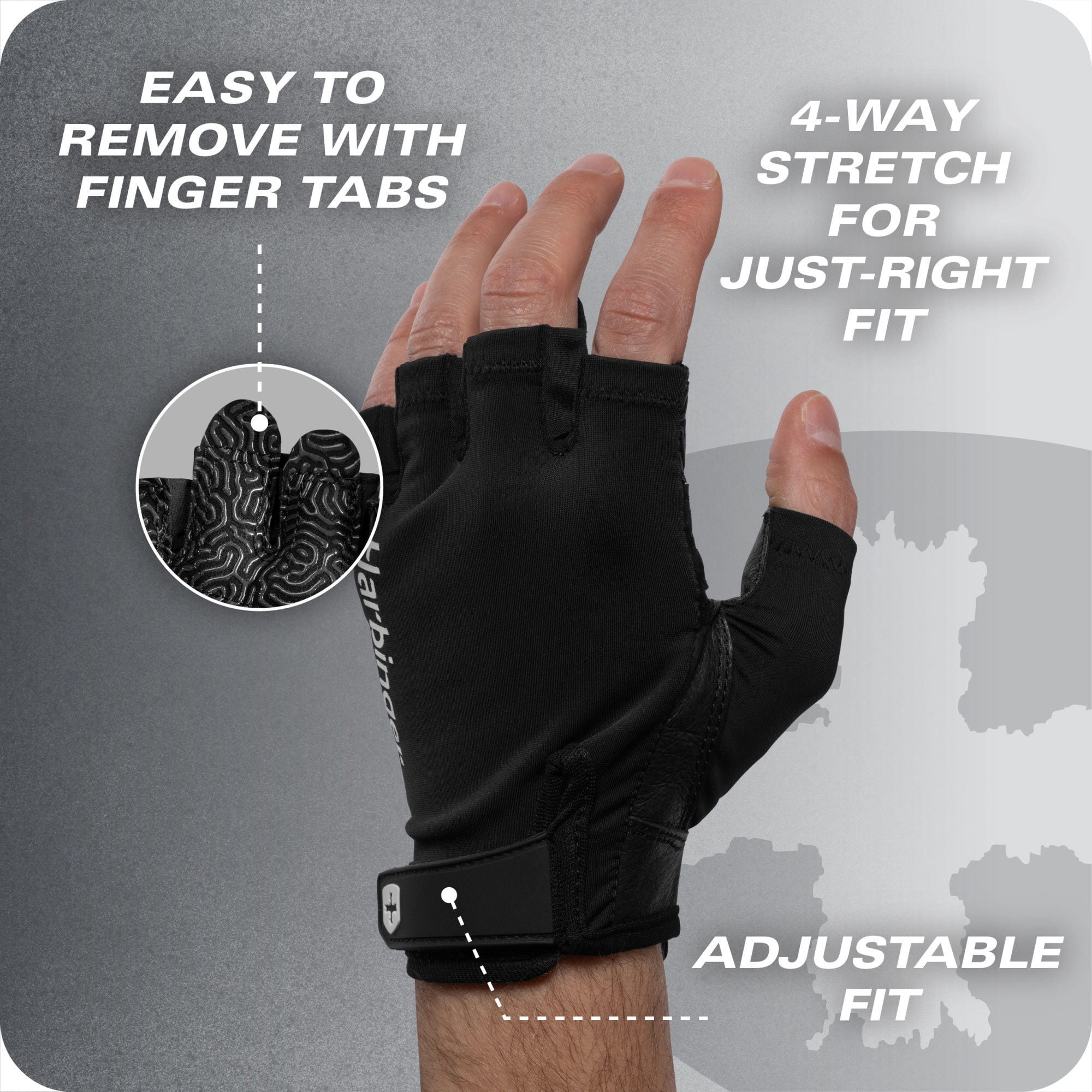 Harbinger Pro Gloves 3.0 Men's Grey Fitness Gloves