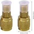 thumbnail image 2 of Adaptation Kit For Air Conditioning Cooling Pipes, No-Leak Connection High Pressure Applications Gold High Quality Rubber And Metal, 2 of 8