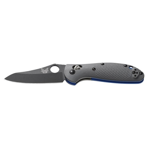 Benchmade 555BK-1 Mini Griptilian Gray G10 Black Plain CPM-20CV Blade