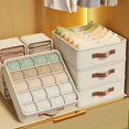 thumbnail image 2 of Caja de almacenamiento para ropa interior, calcetines, sujetadores, armario, cajón organizador para ropa, corbatas, armario, organizador de ropa, calcetines, armario, caja separadora, 2 of 5