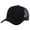Z8-Black, variant on Trucker Hat Mesh Back Cap, Solid Color Lightweight Wavy Stitch Brim Adjustable Baseball Cap, Breathable Summer Outdoor Cap
