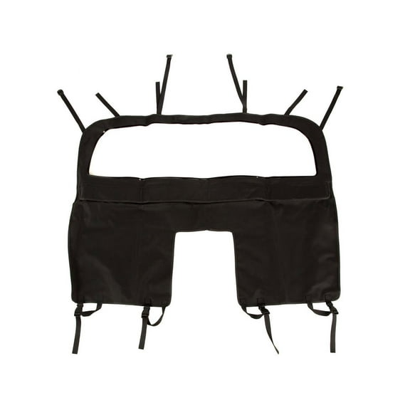 Rugged Ridge by RealTruck Windbreaker for Wrangler JKU 4-Door | High Quality Soft Top Fabric | 13552.51 | Compatible with 2007-2018 Jeep Wrangler JKU 4-Door