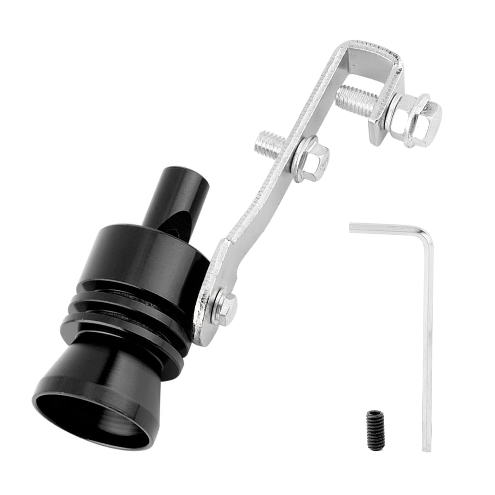 Car Turbo Whistle，Universal Car Exhaust Pipe Turbo Whistle for Automobile ATV S Auto Accessories Black 