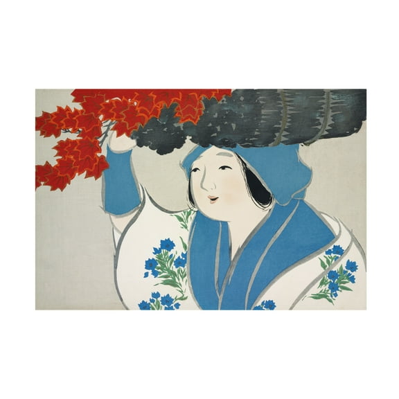 Trademark Fine Art Pictufy Woman From Momoyogusa Canvas Wall Art