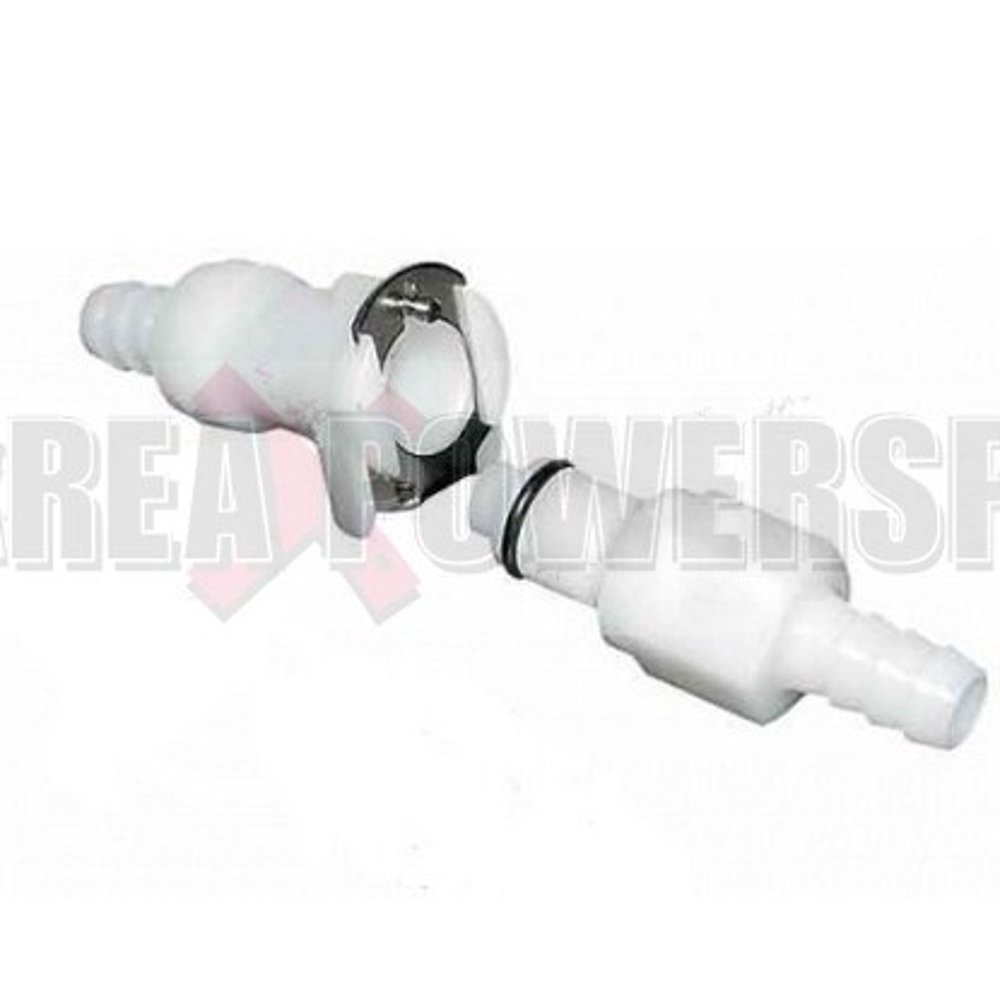 Fuel Gas Line Quick Connect Disconnect 1/4" Motorcycle ATV Dual Shut