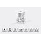 thumbnail image 5 of Accesorio para proyector de montaje en techo QualGear PRB-717-WHT, 5 of 9