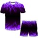 thumbnail image 1 of 2021 3D The Flame Whirlpool, conjuntos de ropa de poliéster para niños, gran oferta de verano, camiseta, conjunto de pantalones cortos, ropa para niños de 4 a 14 años, 7 años Gao Jinjia LED, 1 of 2