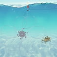 thumbnail image 4 of 6/8 Anillos Cangrejo Catcher Loop Redondo Camarón Cangrejo Fundido Trampa Anillo Accesorios De Pesca, 4 of 5
