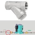 thumbnail image 1 of Stainless Steel Y Type Strainer, Y Strainer DN15 Easy Discharge  For Water Oil Gas, 1 of 8
