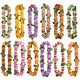 thumbnail image 1 of Heytea 12 Piezas Guirnalda de Leis Hawaiano Flores Artificiales de Seda, Guirnalda de Baile de Leis Hawaiano Hula Flores Artificiales Lazo para el Cuello para Decoraciones de Fiest, 1 of 5