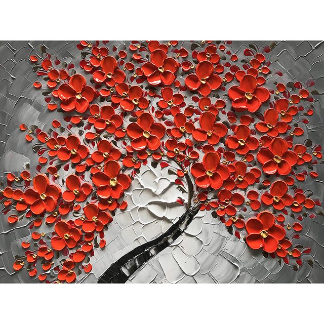 Taladro Pintura Diamante (DE4187) 5D DIY Árbol Completo Punto de Cruz Mosaico Craft Kit Decoración 30x40cm FLhrweasw Nuevo