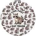 thumbnail image 1 of Zuo Bao Funny Raccoon Gift Raccoon Lover Makeup Mirror Live Fast Eat Trash Mirror for Raccoon Owner (Live Fast Eat Trash), 1 of 7