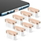 thumbnail image 1 of 8 tapones antipolvo USB C tipo C, protectores de puertos de teléfono compatibles con la mayoría de teléfonos celulares tipo C., 1 of 5