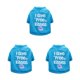 thumbnail image 4 of Camisa para Perros Greeniant Primavera Algodón Beso Carta Patrón Azul M, 4 of 6