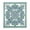 Handkerchief with Gray Pattern, variant on IAUYY Magnetic decorative sticker - 23x26 Inch PVC Refrigerator Decorative Cover, Removable DIY Art for Kitchen Appliances Indian Green and Gold Pattern