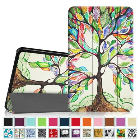 Samsung Galaxy Tablet 10 1 Case Fintie Case for Samsung Galaxy Tab A 10.1 Tablet - Slim Lightweight Shell Stand Cover, Love Tree ()