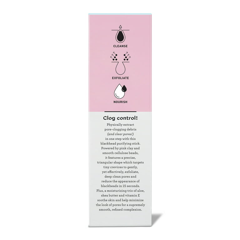 Bliss Blackhead Breakdown™ Blackhead Purifying Facial Treatment Stick with  Pink Clay, 30+ Uses, 0.53oz 