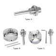 thumbnail image 2 of Compact Zinc Alloy Machine Tool Accessories: 3-Jaw/4-Jaw Chucks with Drill Connecting Rods for Industrial Clamping Applications, 2 of 5