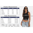 thumbnail image 4 of ANRABESS Women Basic Crop Tank Tops Casual Ribbed Knit Workout Tops Sleeveless Shirts Tight High Neck Camisole Women Girls Summer Clothes Indigo XXL, 4 of 11