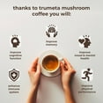 thumbnail image 3 of Trumeta Organic Mushroom Coffee Blend with Lion's Mane, Reishi and Cordyceps Mushrooms, Instant Mushroom Coffee, 30 Ct, 3 of 8