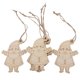thumbnail image 4 of Colgantes de madera de Papá Noel de la Navidad 12pcs con la decoración de la ejecución de la cuerda del yute Soledad Colgante de madera de Papá Noel, 4 of 8