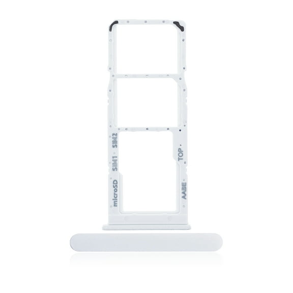 Replacement Dual Sim Card Tray Compatible For Samsung Galaxy A12 (A125 / 2020) (White)