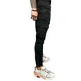 thumbnail image 3 of ORQ Men Side Zipper Taper Leg Pocket Casual Drawstring Pants, 3 of 4