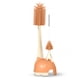 thumbnail image 1 of Botella Biberón Cepillos de silicona Conjunto con soporte Botella de leche 360 ​​GRADO Pincel de paja Portátiles Adultos Tazas Lavado Kit Hogar Naranja Inevent HA011368-02B, 1 of 7